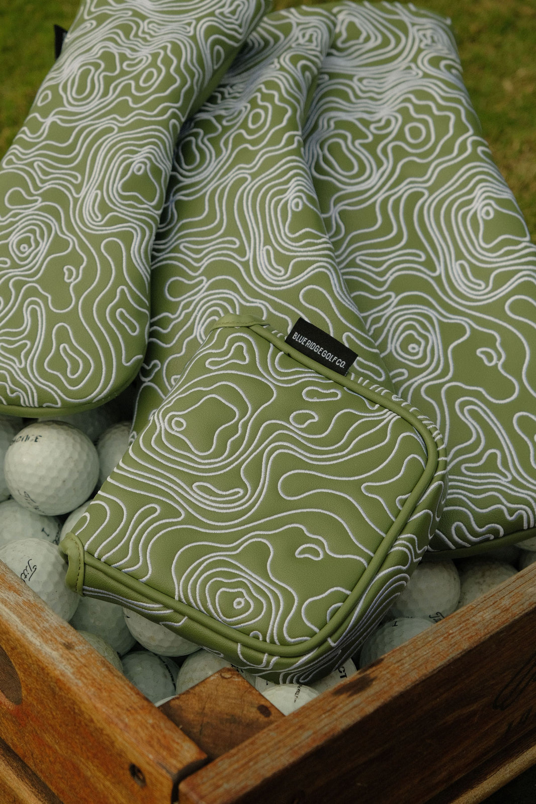 Topographic Edition - Fairway Green / Embroidered Pure White