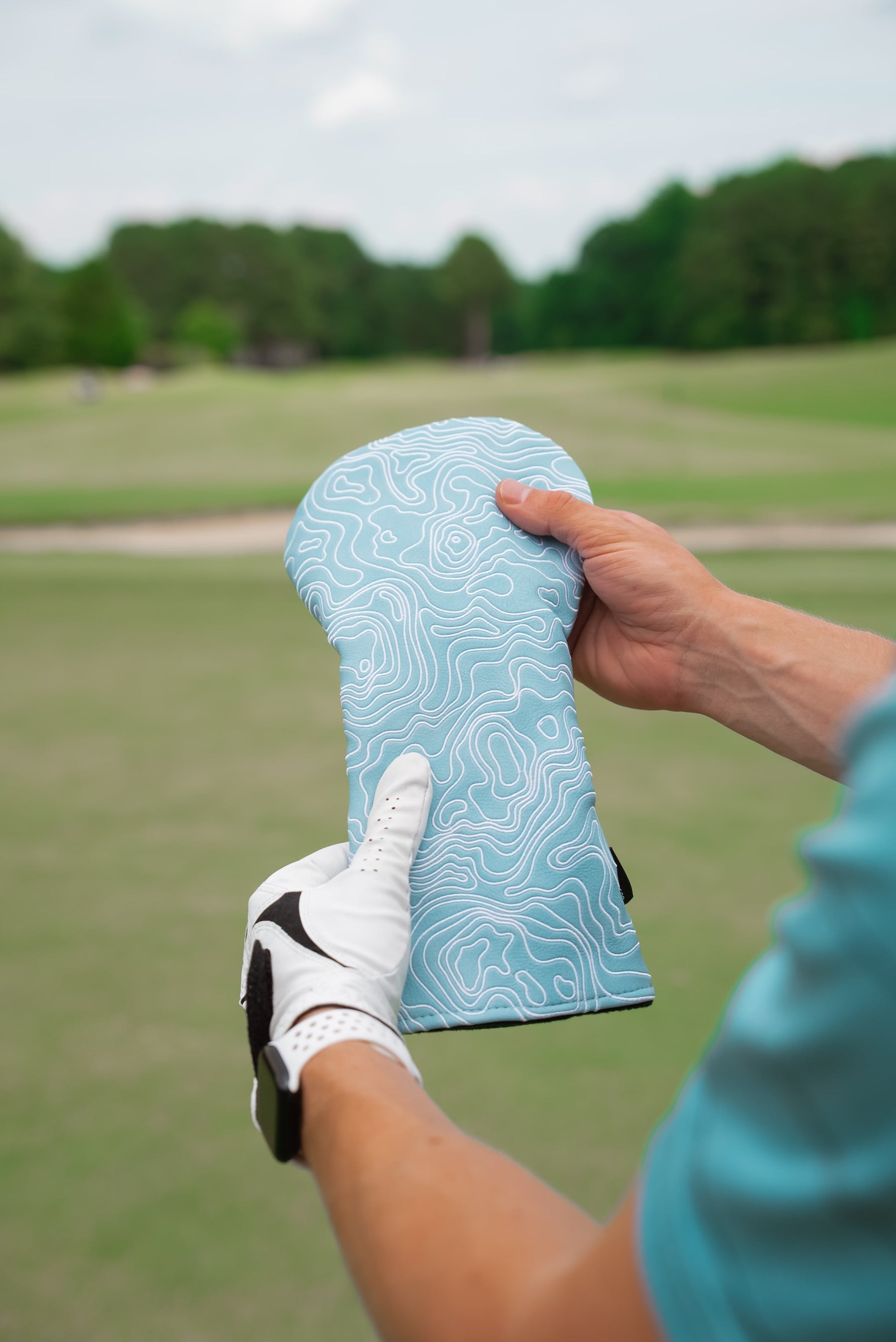 Blue Ridge Gold Co Headcover in Carolina Blue