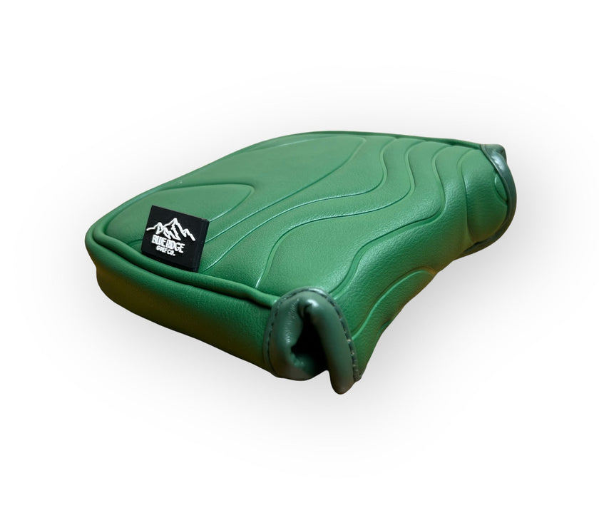 Topographic Edition 2.0 - Pine Green Mallet Putter Golf Club Headcover By Blue Ridge Golf Co.