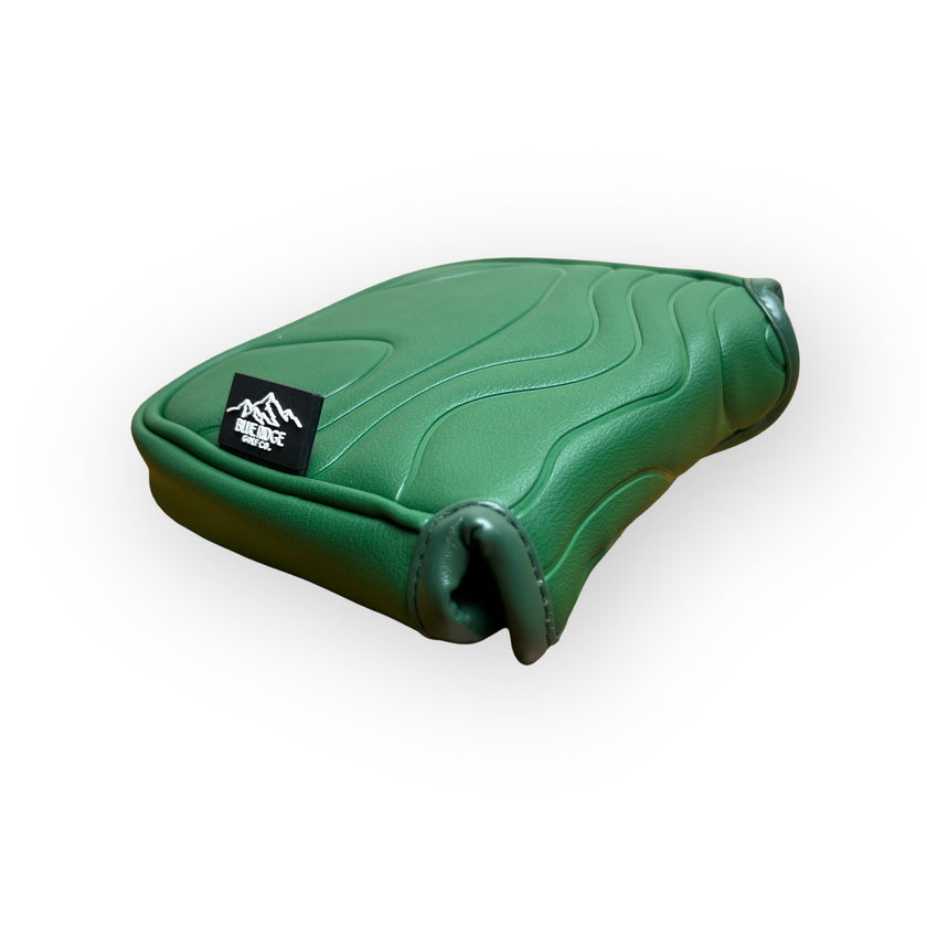 Topographic Edition 2.0 - Pine Green Mallet Putter Golf Club Headcover By Blue Ridge Golf Co.