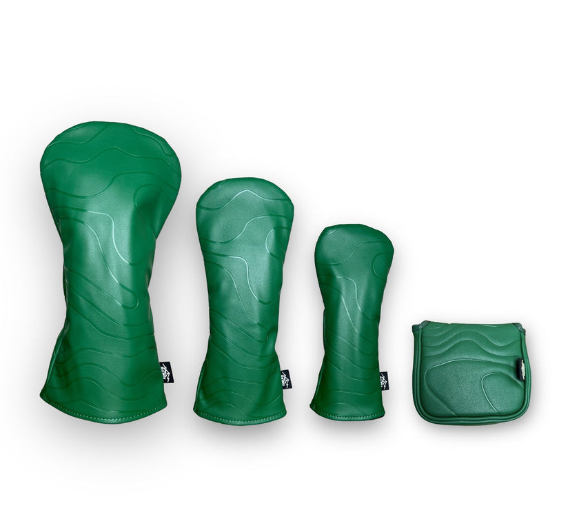 Topographic Edition 2.0 - Pine Green Golf Club Headcover Set By Blue Ridge Golf Co.