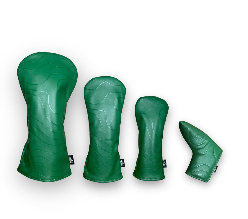 Topographic Edition 2.0 - Pine Green Golf Club Headcover Set By Blue Ridge Golf Co.