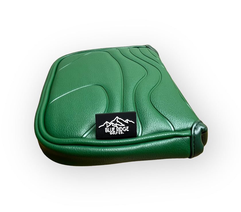 Topographic Edition 2.0 - Pine Green Mallet Putter Golf Club Headcover By Blue Ridge Golf Co.