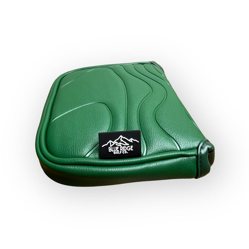 Topographic Edition 2.0 - Pine Green Mallet Putter Golf Club Headcover By Blue Ridge Golf Co.