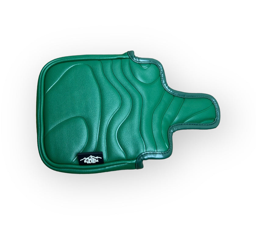 Topographic Edition 2.0 - Pine Green Mallet Putter Golf Club Headcover By Blue Ridge Golf Co.