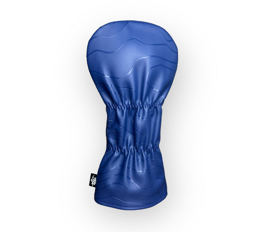 Topographic Edition 2.0 - Summit Blue Driver Golf Club Headcover By Blue Ridge Golf Co.