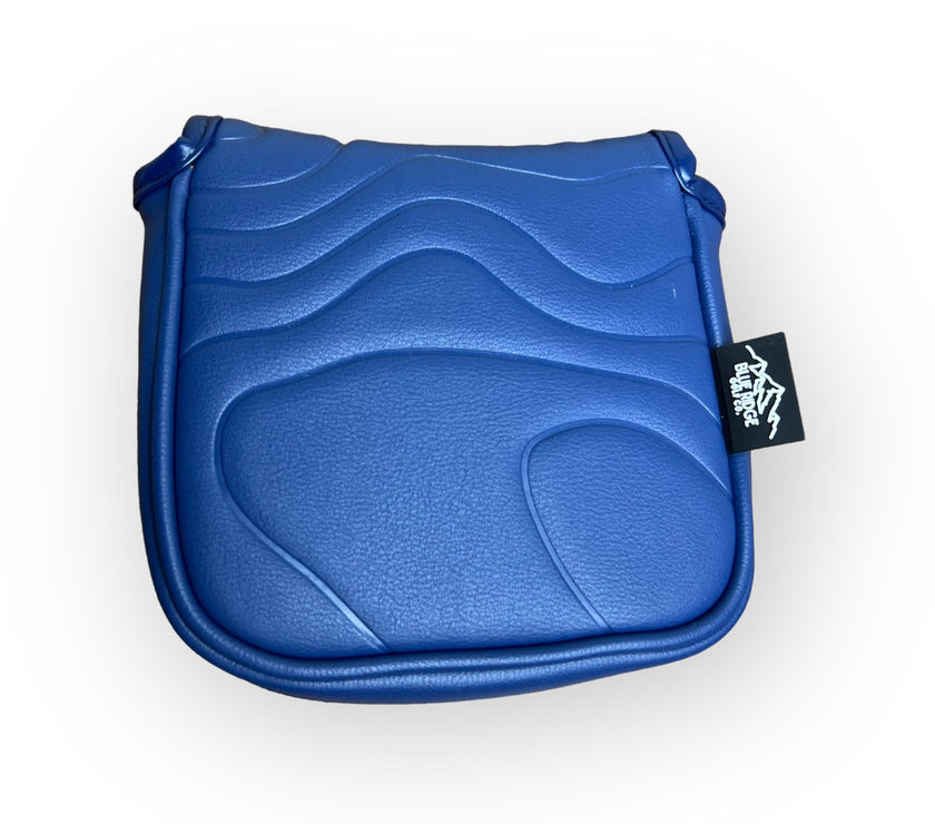 Topographic Edition 2.0 - Summit Blue Mallet Putter Golf Club Headcover By Blue Ridge Golf Co.