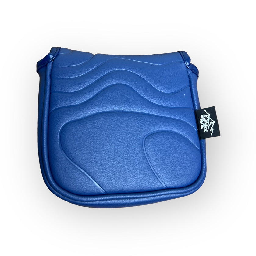 Topographic Edition 2.0 - Summit Blue Mallet Putter Golf Club Headcover By Blue Ridge Golf Co.