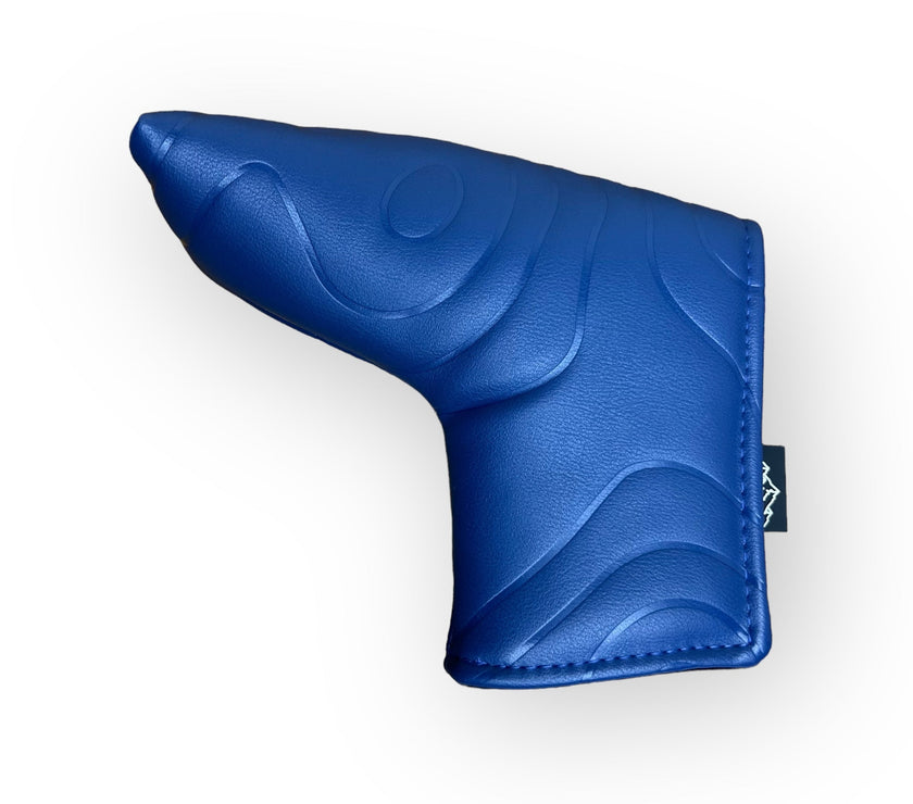 Topographic Edition 2.0 - Summit Blue Blade Putter Golf Club Headcover By Blue Ridge Golf Co.