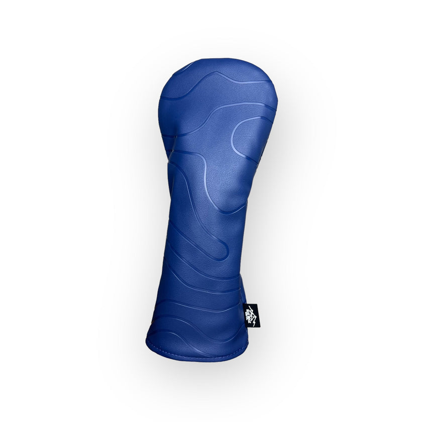 Topographic Edition 2.0 - Summit Blue Wood Golf Club Headcover By Blue Ridge Golf Co.