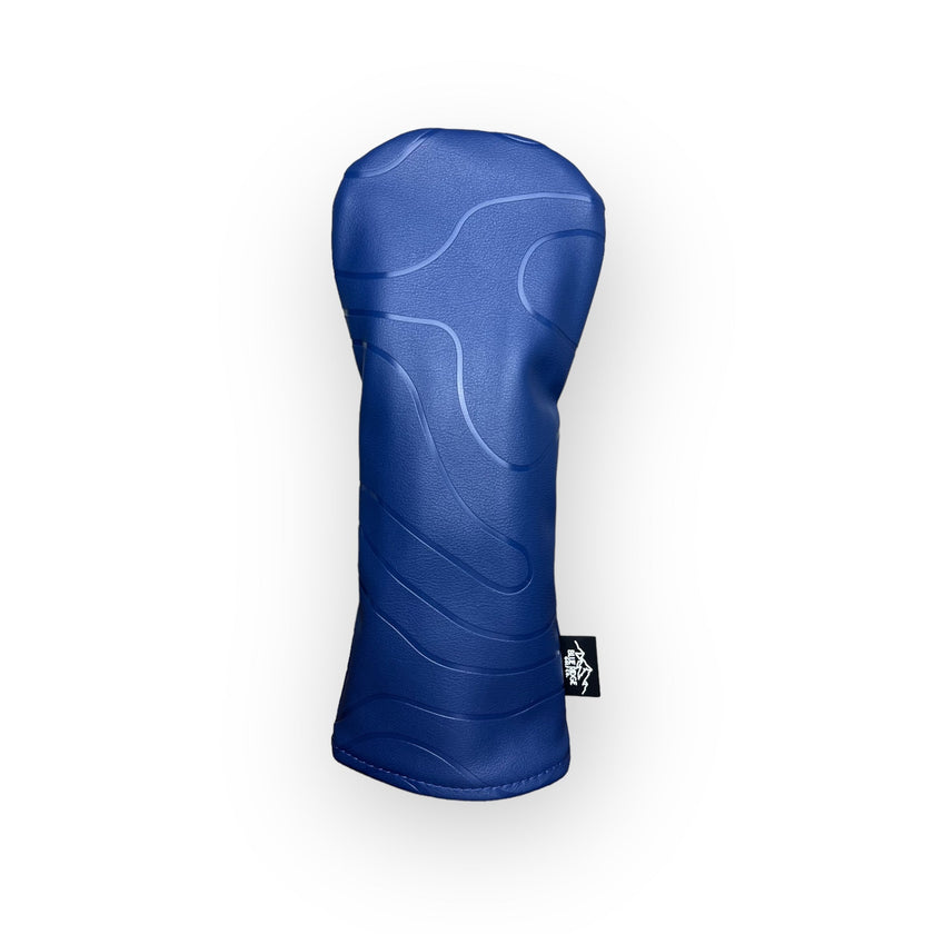 Topographic Edition 2.0 - Summit Blue Hybrid Golf Club Headcover By Blue Ridge Golf Co.