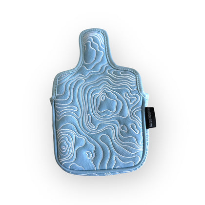 Topographic Edition - Carolina Blue / Embroidered Pure White