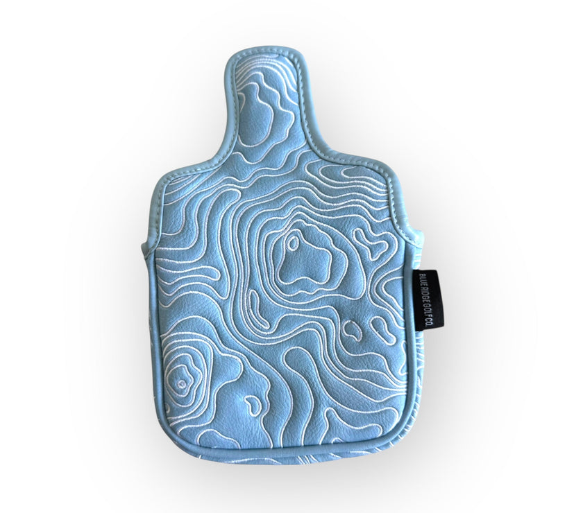Topographic Edition - Carolina Blue / Embroidered Pure White