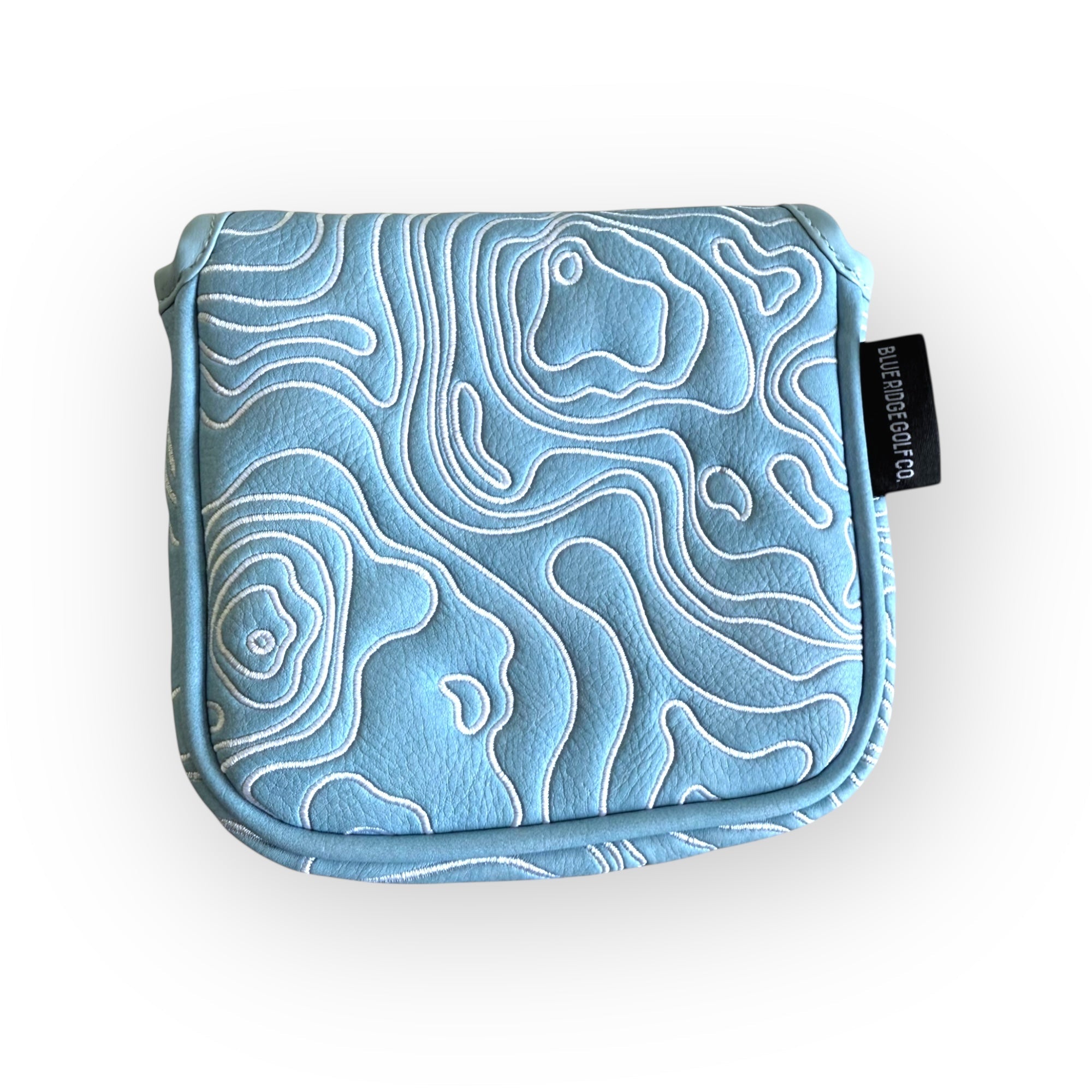 Topographic Edition - Carolina Blue / Embroidered Pure White