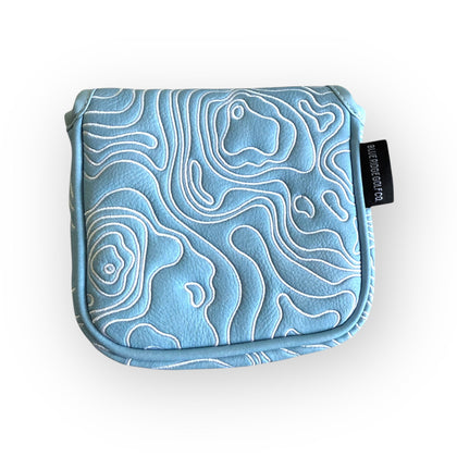 Topographic Edition - Carolina Blue / Embroidered Pure White