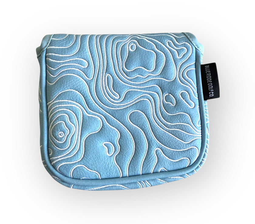 Topographic Edition - Carolina Blue / Embroidered Pure White