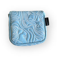 Topographic Edition - Carolina Blue / Embroidered Pure White