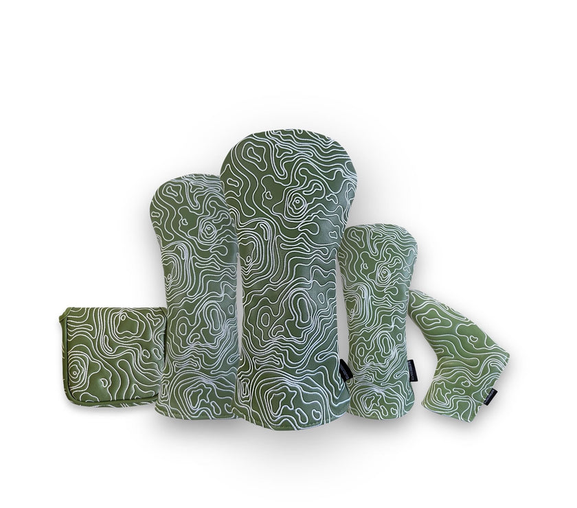 Topographic Edition - Fairway Green / Embroidered Pure White