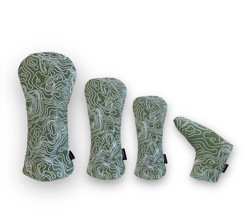 Topographic Edition - Fairway Green / Embroidered Pure White