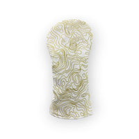 Topographic Edition - Pure White / Embroidered Sunrise Gold