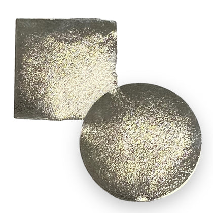 Metal Golf Ball Marker – Blue Ridge Mountains Background & Pure White with Black Logo Reverse