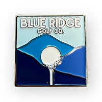 Metal Golf Ball Marker – Blue Ridge Mountains Background