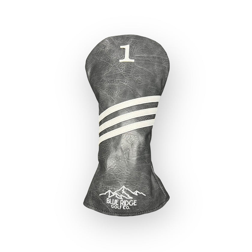 Grey Leather Golf Club Headcover – Driver