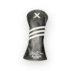 Grey Leather Golf Club Headcover – Hybrid