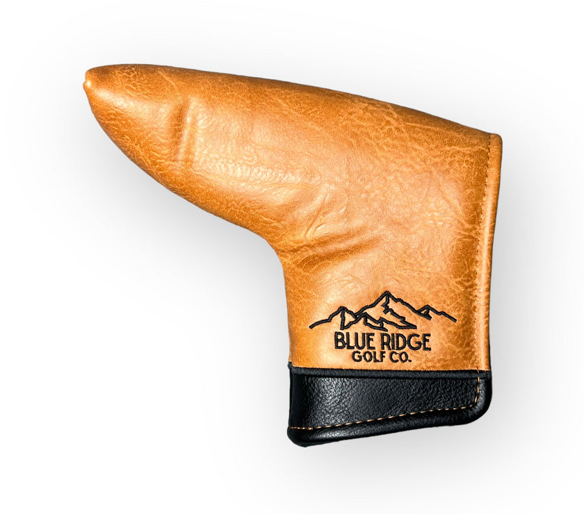 Brown Leather Golf Club Headcover – Putter