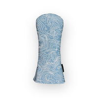 Carolina Blue Topographic Golf Club Headcover – Hybrid
